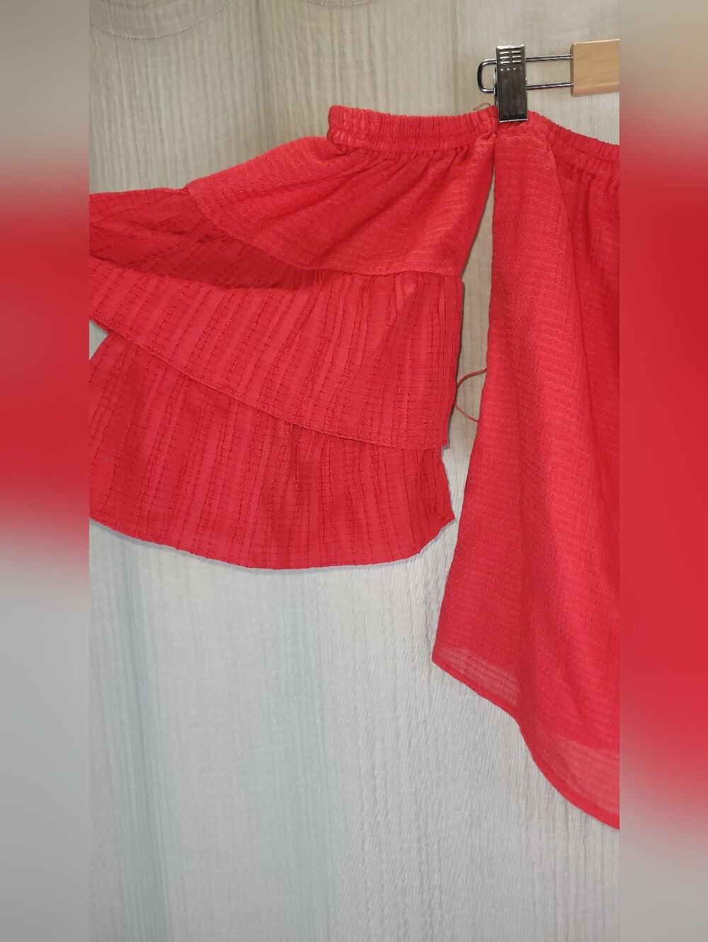 Suboo Off Shoulders Top Ruffle Sleeve - Picture 16 of 16